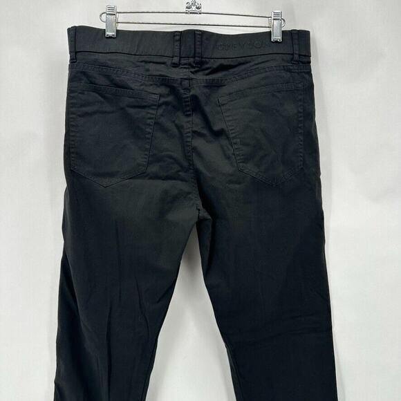 Greyson Wolf Amagansett 5-Pocket Chino Pants Size 32 x 29 Black Stretch Preppy - Picture 4 of 12